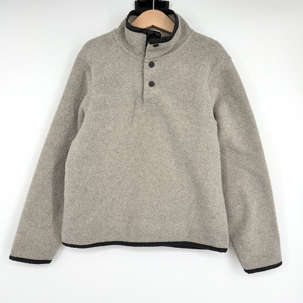 Fear of God Essentials Half Snap Fleece Pullover Size 6/7